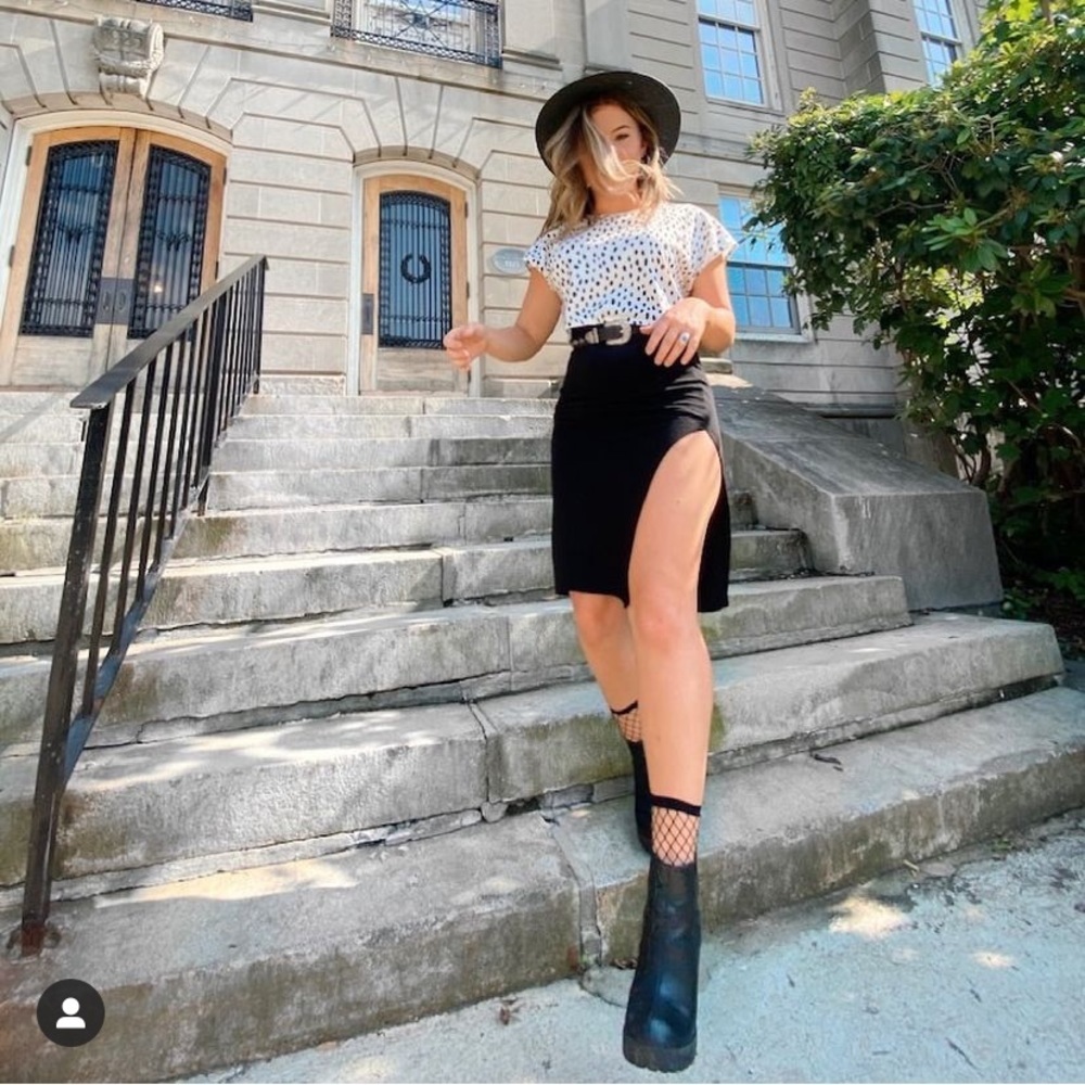 Dalmatian print top